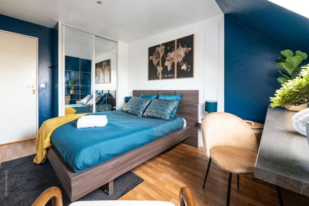 Appartement La Belle Echappee Parisienne - Gare - Hyper Centre à Les Mureaux Extérieur photo