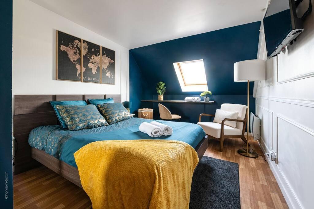 Appartement La Belle Echappee Parisienne - Gare - Hyper Centre à Les Mureaux Extérieur photo