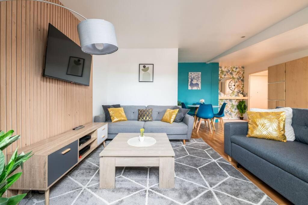 Appartement La Belle Echappee Parisienne - Gare - Hyper Centre à Les Mureaux Extérieur photo